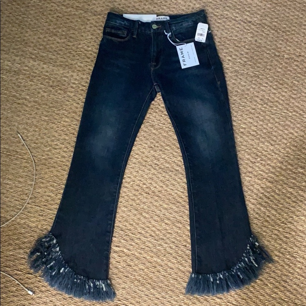 Frame Le Crop Mini Boot Jeans 24 bootcut mid rise